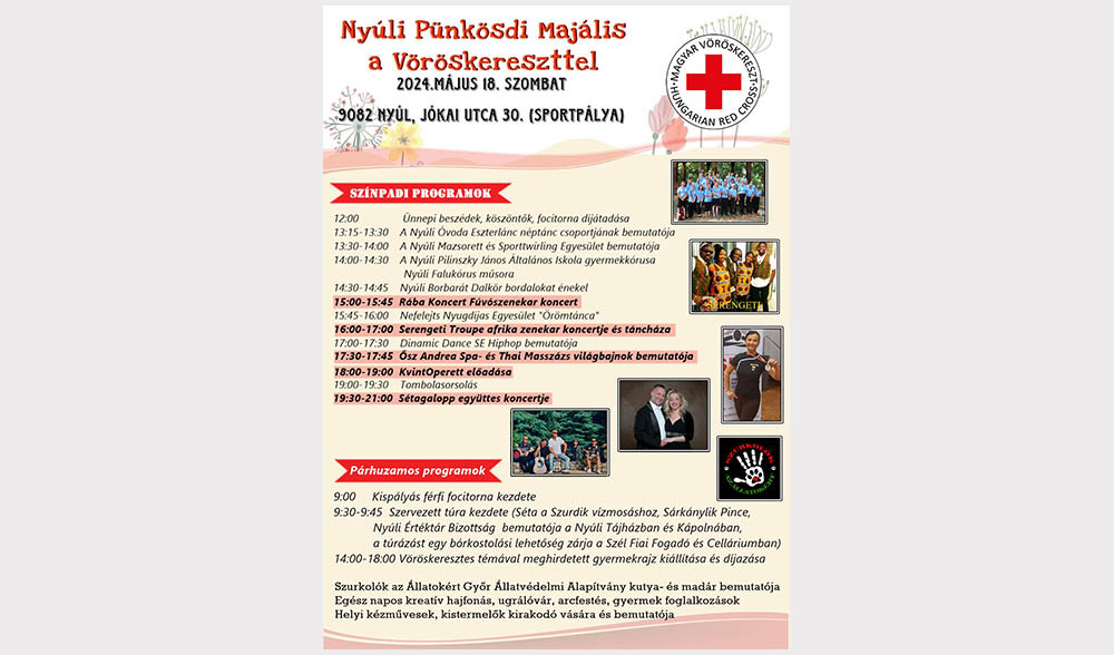 P&uuml;nk&ouml;sdi Maj&aacute;lis a V&ouml;r&ouml;skereszttel