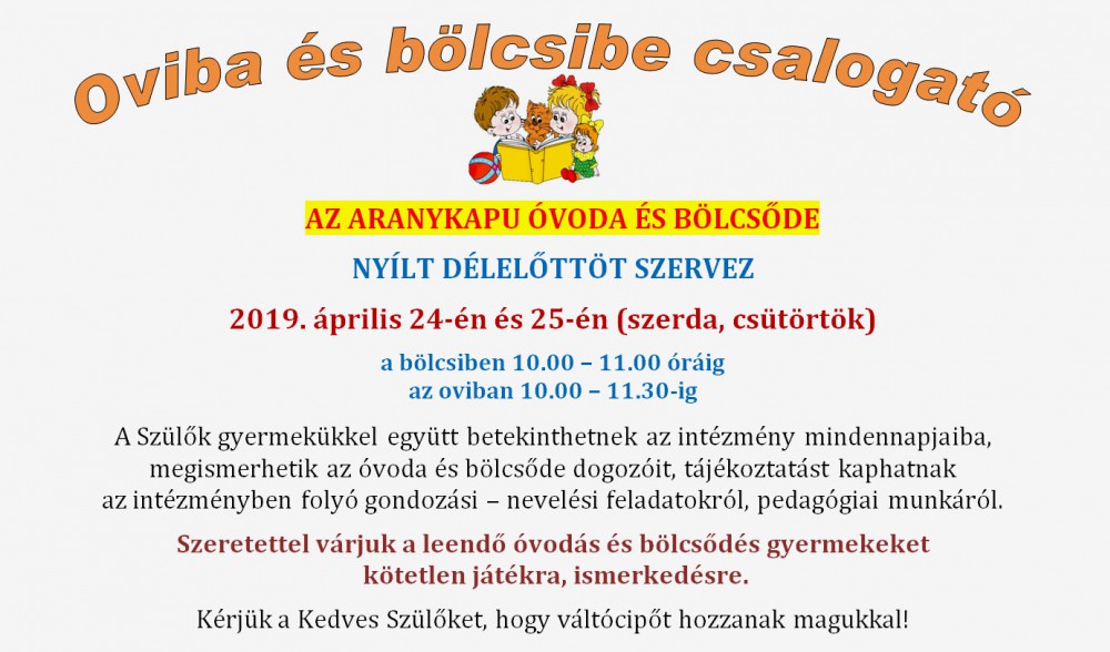 &Oacute;vodai, b&ouml;lcsődei ismerkedő - ny&iacute;lt napok