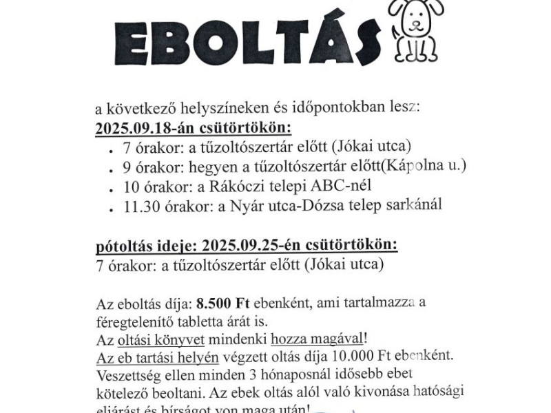 Eboltás 2025.09.