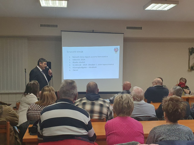 .Raff Tamás polgármester megnyitója
