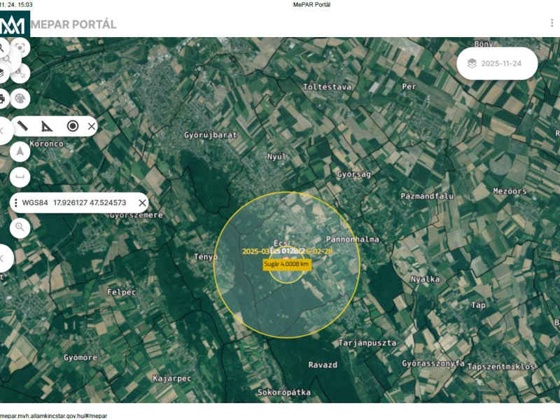 Z&aacute;rlati &eacute;s k&ouml;telező n&ouml;v&eacute;nyv&eacute;delmi int&eacute;zked&eacute;sek elrendel&eacute;se