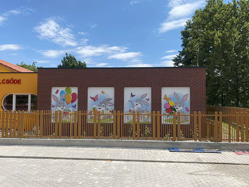 Nyuszi b&ouml;lcsőde bőv&iacute;t&eacute;se Ny&uacute;l k&ouml;zs&eacute;gben